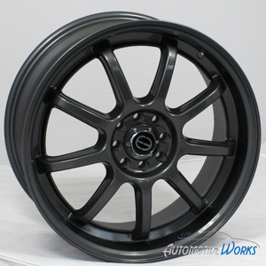 RE14 5x100 5x114 3 5x4 5 42mm Anthracite Wheels Rims inch 17